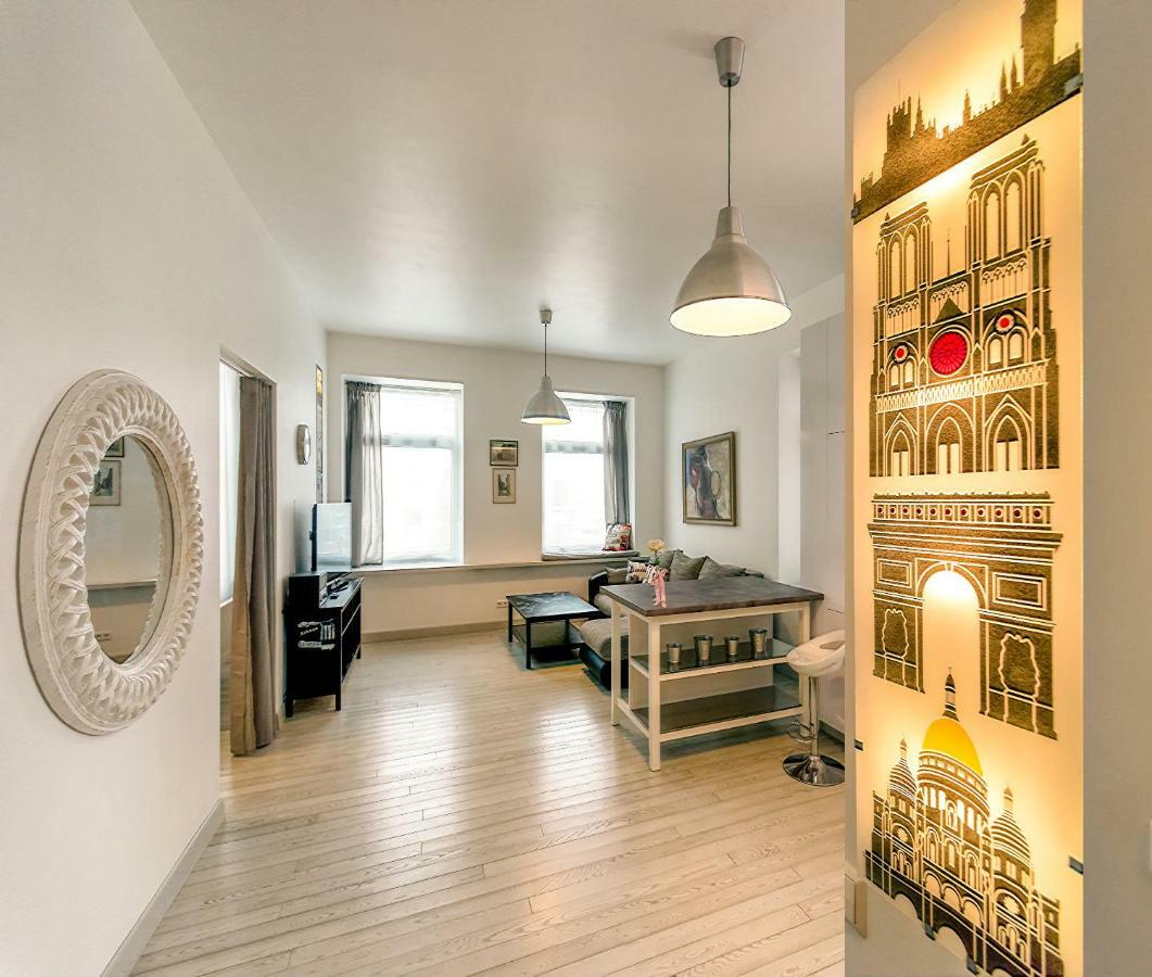 Vilnius Apartment With Stained Glass Eksteriør bilde